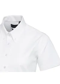 Embroidered Ladies Short Sleeve Oxford Shirt Uneek UC704