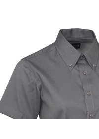 Embroidered Ladies Short Sleeve Oxford Shirt Uneek UC704