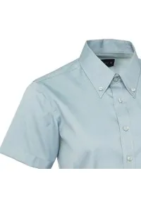 Embroidered Ladies Short Sleeve Oxford Shirt Uneek UC704