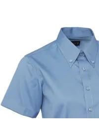 Embroidered Ladies Short Sleeve Oxford Shirt Uneek UC704