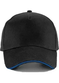 Sandwich Peak Cap with piping Beechfield BC15C