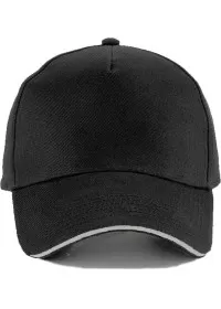 Sandwich Peak Cap with piping Beechfield BC15C