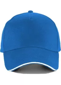 Sandwich Peak Cap with piping Beechfield BC15C
