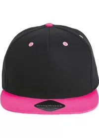 Beechfield B610C Cap Contrast Flat Peak Snapback