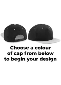Beechfield B610C Cap Contrast Flat Peak Snapback