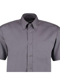 Embroidered Short Sleeve Oxford Shirt Kustom Kit KK109