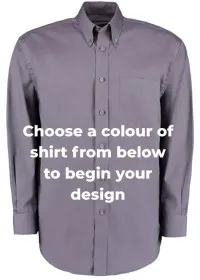 Long Sleeve Oxford Shirt Kustom Kit KK105