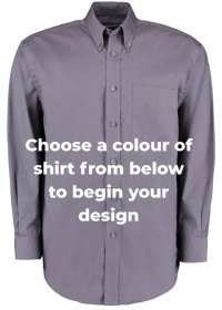 Long Sleeve Oxford Shirt Kustom Kit KK105
