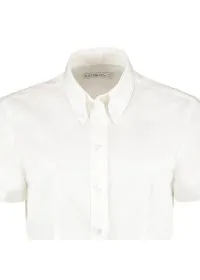 Embroidered Ladies Short Sleeve Oxford Shirt Kustom Kit KK701