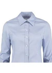 Ladies Long Sleeve Oxford Shirt Kustom Kit KK702
