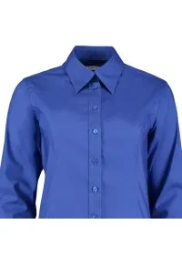 Ladies Long Sleeve Oxford Shirt Kustom Kit KK702