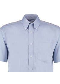 Embroidered Short Sleeve Oxford Shirt Kustom Kit KK109