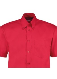 Embroidered Short Sleeve Oxford Shirt Kustom Kit KK109
