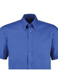 Embroidered Short Sleeve Oxford Shirt Kustom Kit KK109