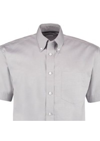 Embroidered Short Sleeve Oxford Shirt Kustom Kit KK109