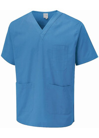 V Neck Scrub Tunic Uneek UC921 Hospital Blue