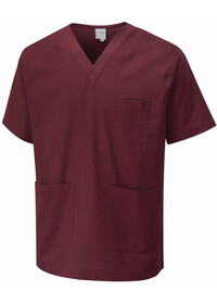 V Neck Scrub Tunic Uneek UC921 Maroon