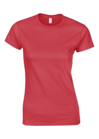 Ladies Softstyle Fitted Tee Shirt GD072 Antique Cherry Red