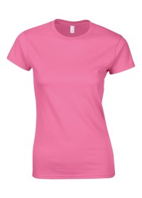 Ladies Softstyle Fitted Tee Shirt GD072  Azalea