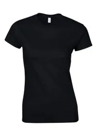 Ladies Softstyle Fitted Tee Shirt GD072 Black