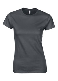 Ladies Softstyle Fitted Tee Shirt GD072 Charcoal