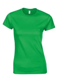 Ladies Softstyle Fitted Tee Shirt GD072 Irish Green