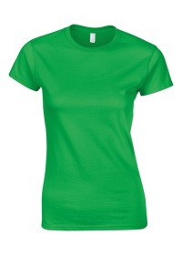 Ladies Softstyle Fitted Tee Shirt GD072 Irish Green