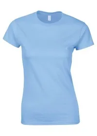 Ladies Softstyle Fitted Tee Shirt GD072 Light Blue