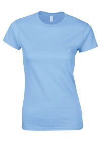 Ladies Softstyle Fitted Tee Shirt GD072 Light Blue