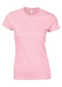 Ladies Softstyle Fitted Tee Shirt GD072 Light Pink