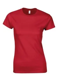 Ladies Softstyle Fitted Tee Shirt GD072 Red