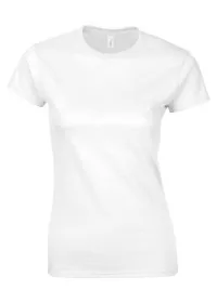 Ladies Softstyle Fitted Tee Shirt GD072 White