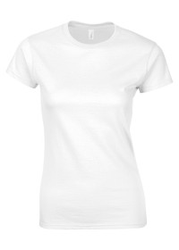 Ladies Softstyle Fitted Tee Shirt GD072 White
