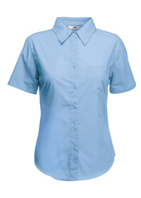 Fruit of the Loom SS014 Ladyfit poplin short sleeve shirt