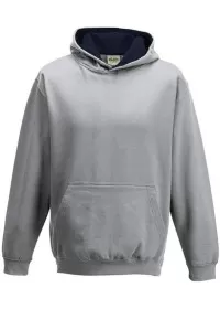 Kids Custom Printed Two Tone Hoodie Awdis JH03J