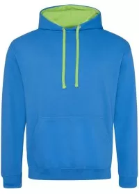 Custom Printed Two Colour Hoodie Awdis JH003
