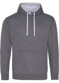 Custom Printed Two Colour Hoodie Awdis JH003
