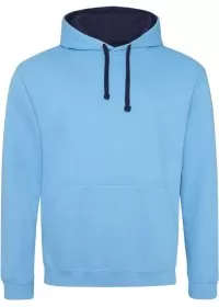 Custom Printed Two Colour Hoodie Awdis JH003