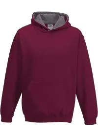 Kids Custom Printed Two Tone Hoodie Awdis JH03J