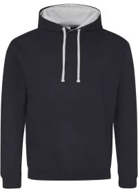 Custom Printed Two Colour Hoodie Awdis JH003