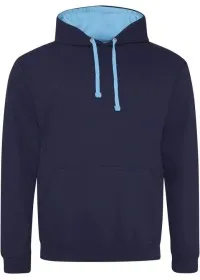 Custom Printed Two Colour Hoodie Awdis JH003