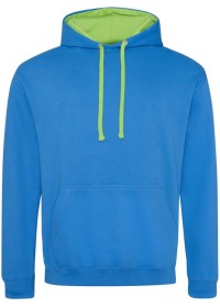 Custom Printed Two Colour Hoodie Awdis JH003