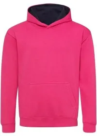 Kids Custom Printed Two Tone Hoodie Awdis JH03J