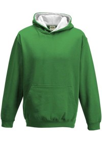 Kids Custom Printed Two Tone Hoodie Awdis JH03J
