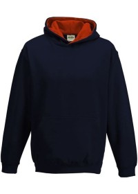 Kids Custom Printed Two Tone Hoodie Awdis JH03J