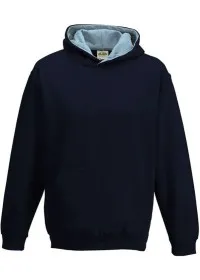 Kids Custom Printed Two Tone Hoodie Awdis JH03J