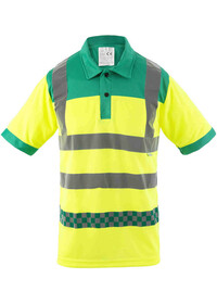 Paramedic Hi Vis Poloshirt Yellow and Green ITEM175