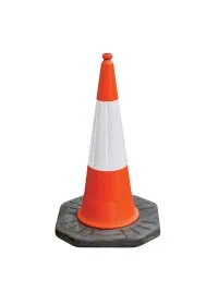 Orange 1 Metre Dominator Traffic Cone & Reflective Sleeve JSP JBE079-240-600