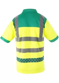 Paramedic Hi Vis Poloshirt Yellow and Green ITEM175