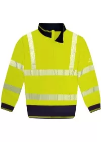 Hi Vis Quarter Zip Sweatshirt